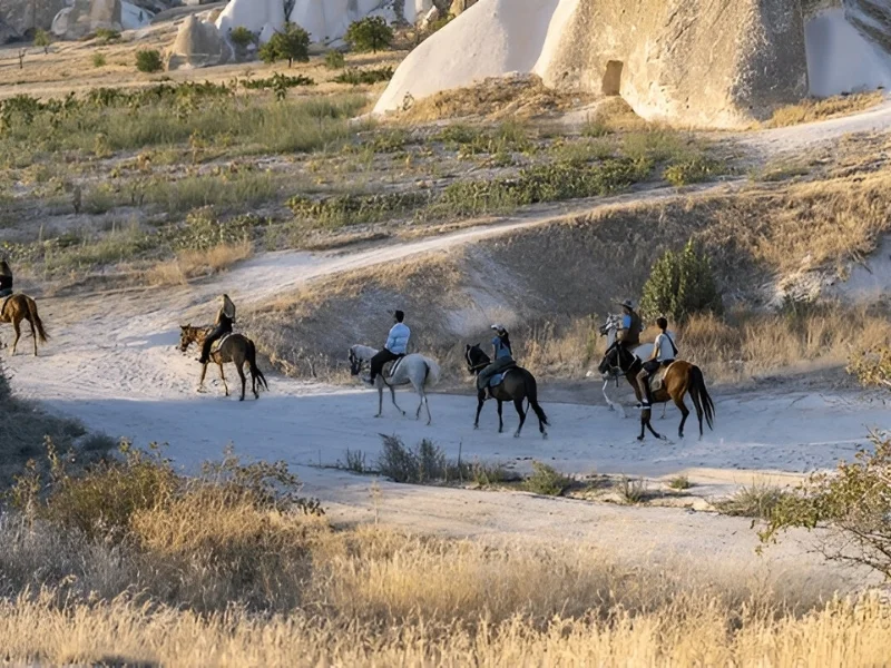Cappadocia Horseback Riding — Rose, Red & Sword Valley Sunset Trail